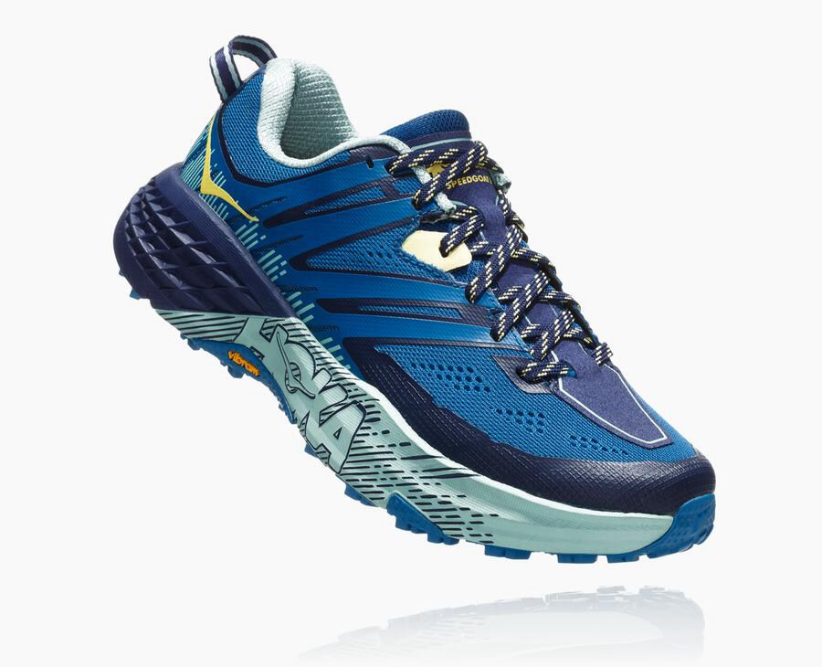 Hoka One One Trailove Tenisky Damske Modre - Speedgoat 3 - 15327-EJWX